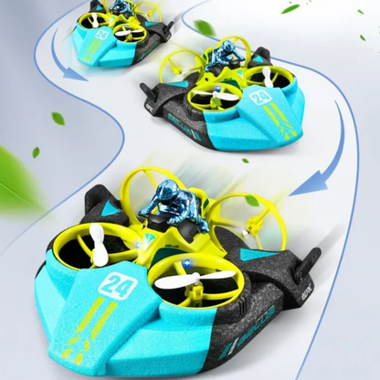 Akwuś™ – Magiczny Dron 3w1, który Lata, Pływa i Jeździ | Zabawa bez Granic