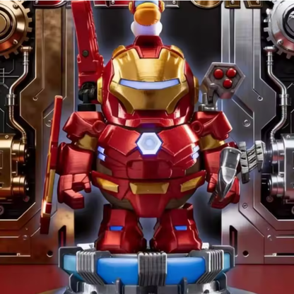 IronBara™ – figurka mecha kapibary, kreatywna ozdoba na biurko i prezent kolekcjonerski