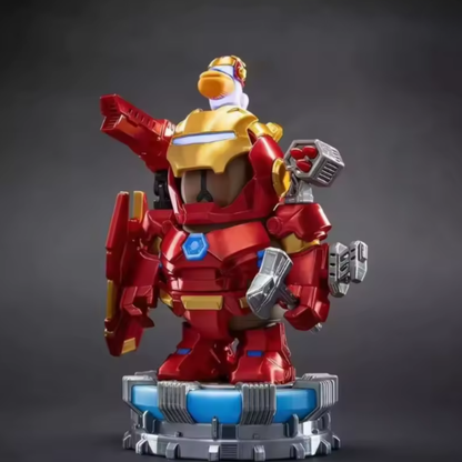 IronBara™ – figurka mecha kapibary, kreatywna ozdoba na biurko i prezent kolekcjonerski